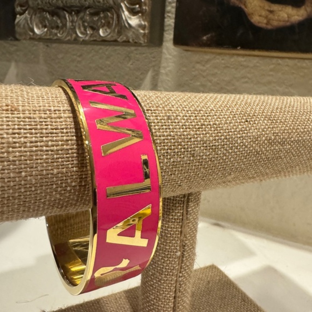 Barbie Pink and Gold Bangle - "Always Fabulous" 2014 EUC - Picture 9 of 9